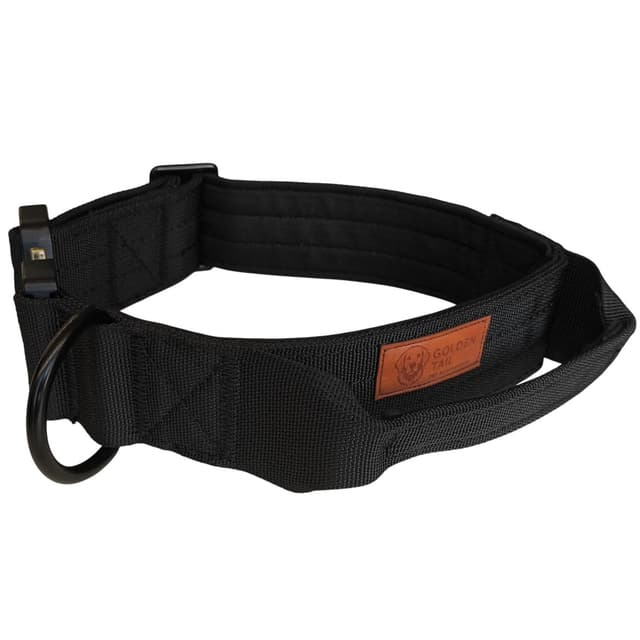 Obroża czarna z mocnym zapięciem